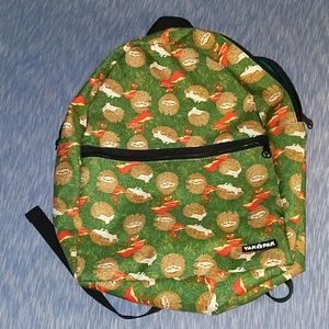 Hedgehog print backpack